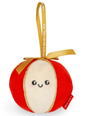 Plüss karácsonyi dísz - Gömb