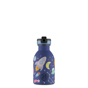 24Bottles Kids kulacs - Space friends - 250ml - Szívószállal 