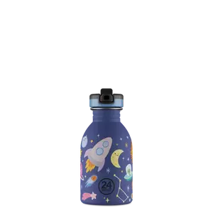 24Bottles Kids kulacs - Space friends - 250ml - Szívószállal 