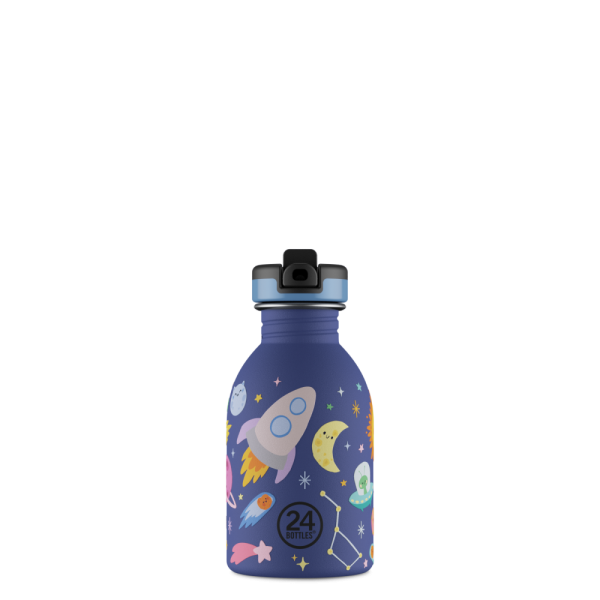 24Bottles Kids kulacs - Space friends - 250ml - Szívószállal 