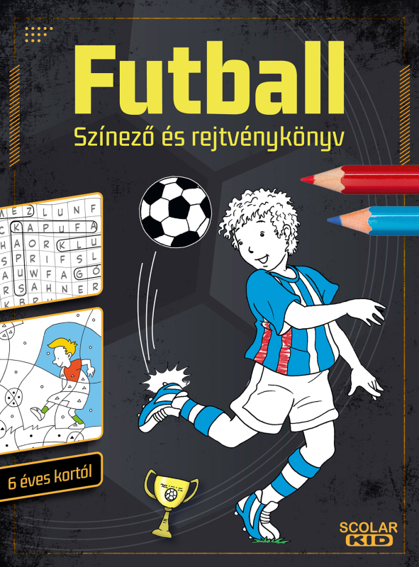 Futball – Színező és rejtvénykönyv