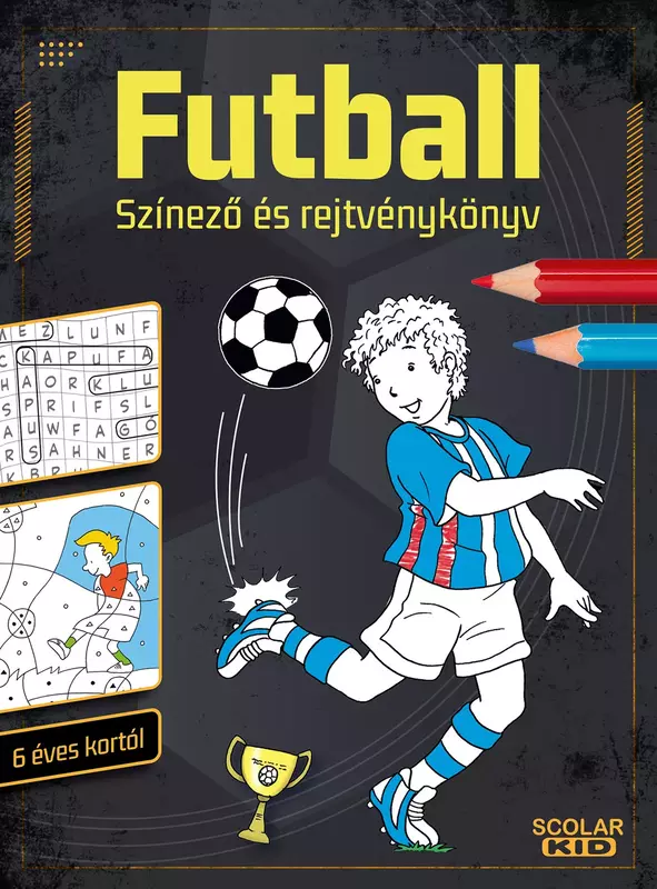 Futball – Színező és rejtvénykönyv