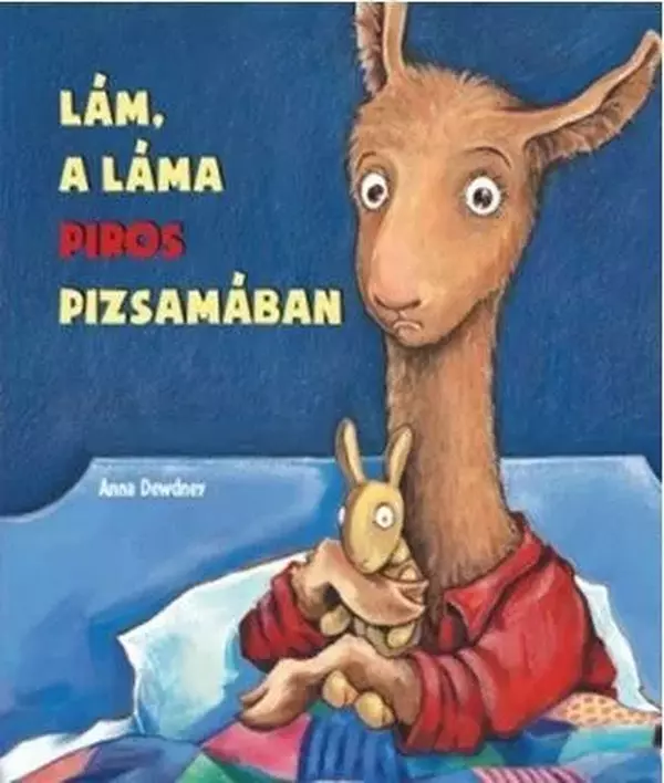 Lám, a láma piros pizsamában