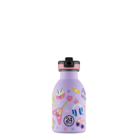 24Bottles Kids kulacs - Music friends - 250ml - Szívószállal