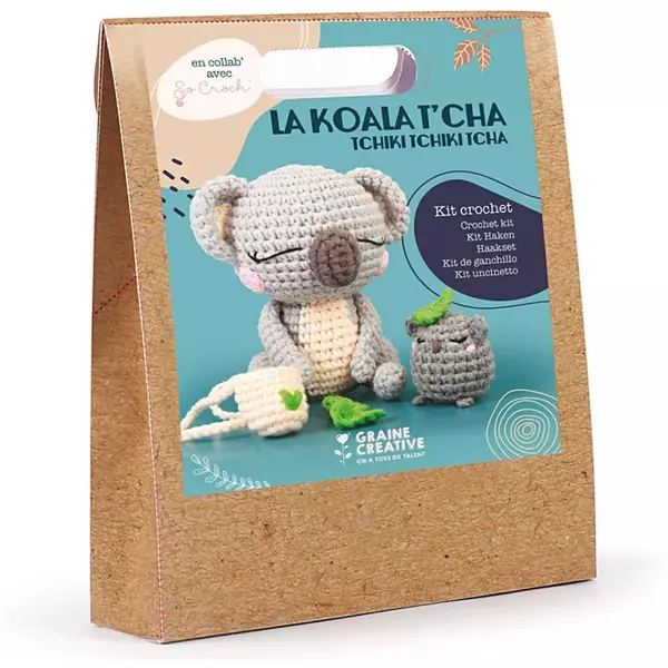 Amigurumi készlet – Koala - 12.5 cm