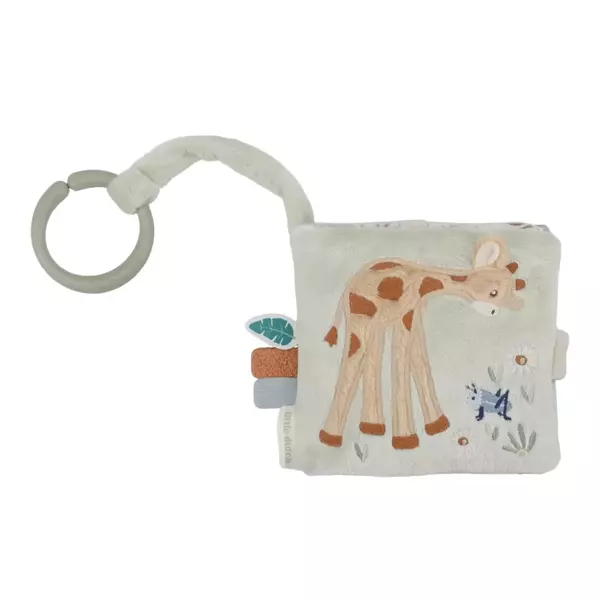 Textil babakönyv - Kicsi - Safari Friends