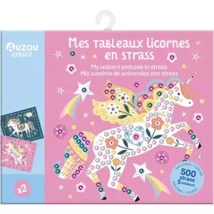 Strasszkő képkészítő készlet - Mesés állatok