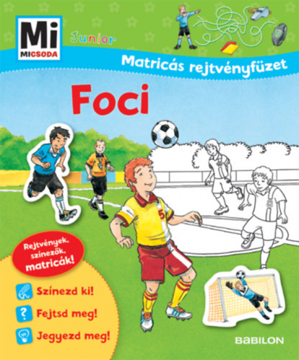 Mi Micsoda Junior Matricás Rejtvényfüzet - Foci