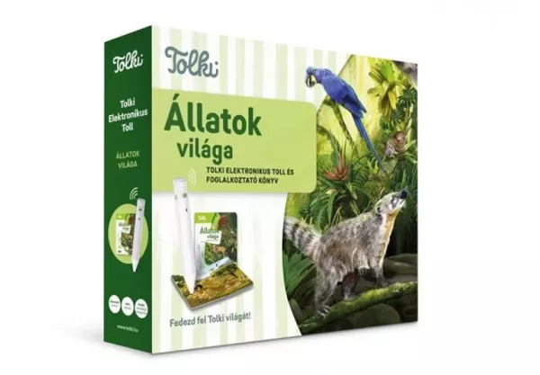 Tolki - Interaktív foglalkoztató készlet - Állatok világa - Új kiadás