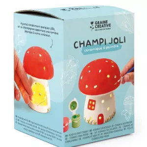 Kerámiafestés - Gombakunyhó