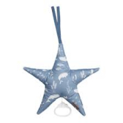 Csillag alakú zenélő játék - óceán - kék