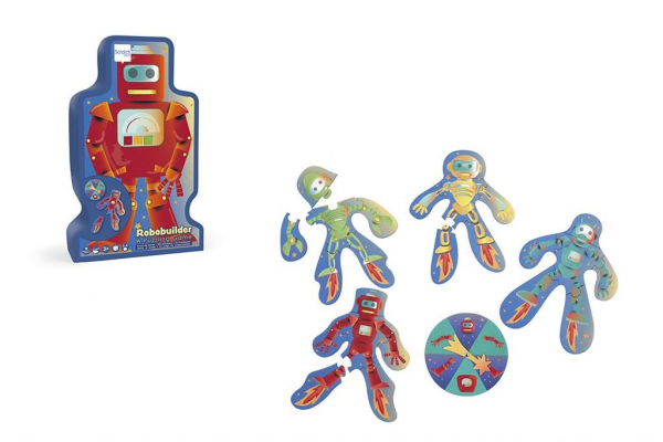 Fejlesztő kirakós társasjáték - Robotok