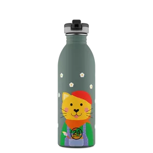 24Bottles Kids kulacs - Smart cat - 500ml