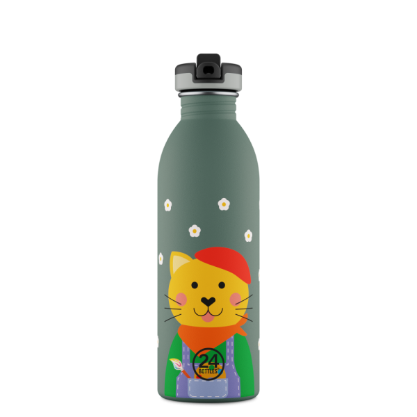 24Bottles Kids kulacs - Smart cat - 500ml