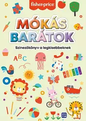 Fisher price Mókás barátok - színezőkönyv a legkisebbeknek