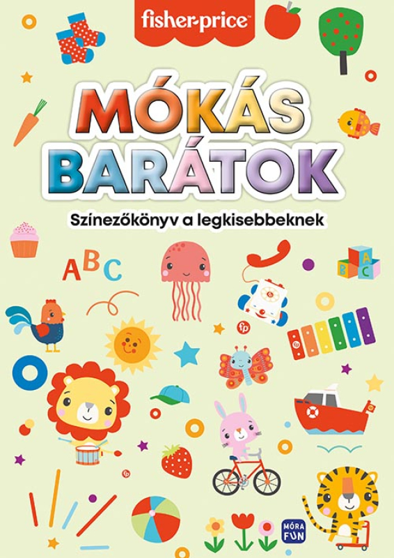Fisher price Mókás barátok - színezőkönyv a legkisebbeknek