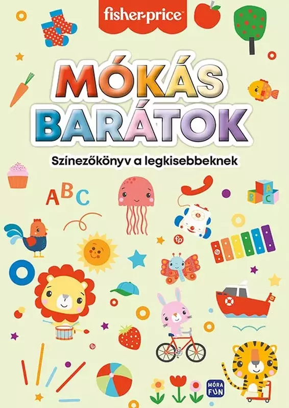 Fisher price Mókás barátok - színezőkönyv a legkisebbeknek