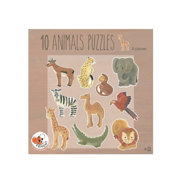 Puzzle - 2db-os - Állatok