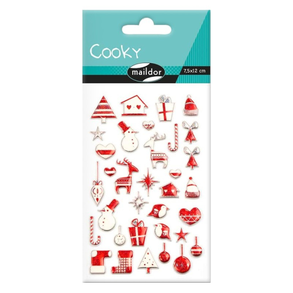 Cooky 3D matricák - Skandináv karácsony