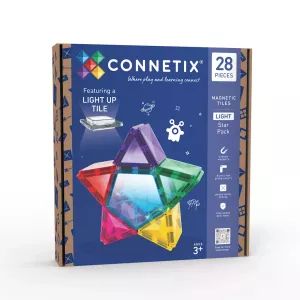Connetix Világító csillag szett 28 db-os