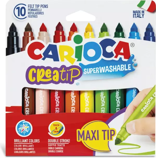 Carioca - Creatip Maxi filctoll készlet - 10 db-os
