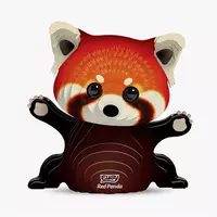 EUGY - Vörös panda 3D puzzle