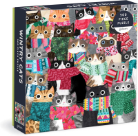 Puzzle - Wintry Cats - 500db
