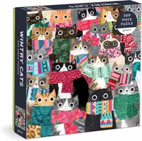 Puzzle - Wintry Cats - 500db