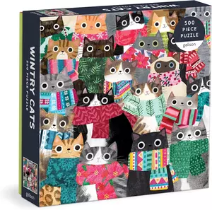 Puzzle - Wintry Cats - 500db