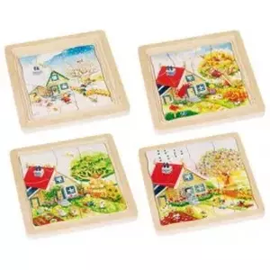 Évszakok - 4 rétegű puzzle
