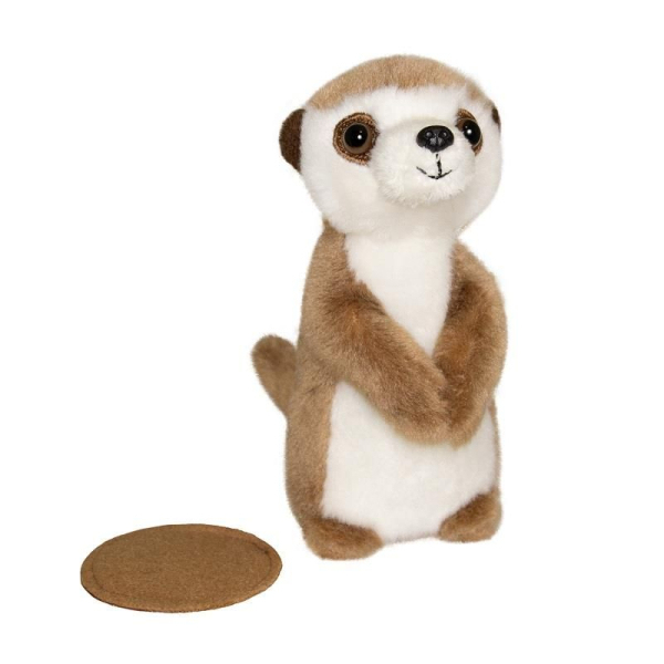 Plüss szurikáta - Vállra tehető - 13 cm