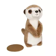 Plüss szurikáta - Vállra tehető - 13 cm