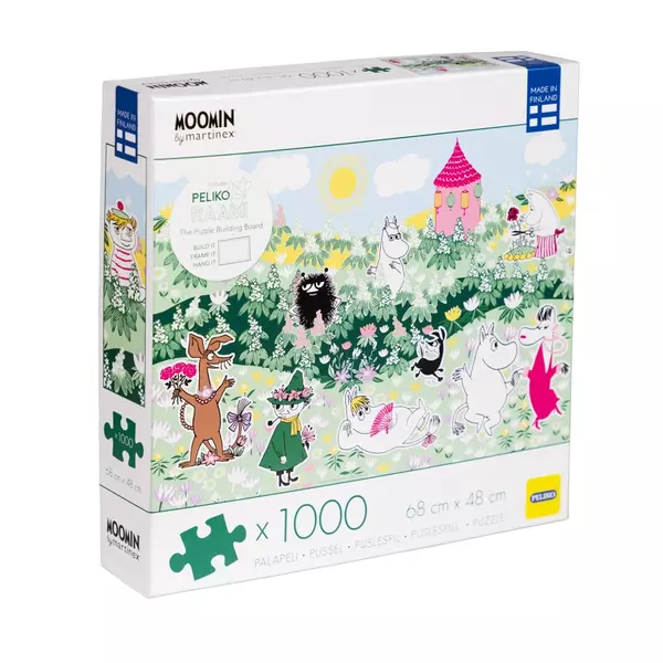 Puzzle - Muminok a virágos kertben - 1000db