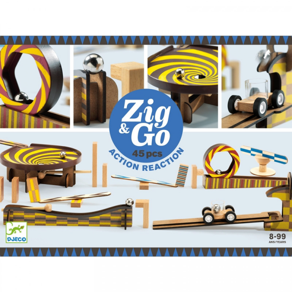 Zig & Go Építőjáték - 45db