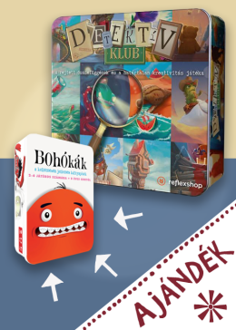 Ajándék Bohókák a Detektív klub társas mellé!