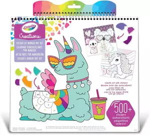 Crayola Creations - Számos matricamozaik alkotófüzet