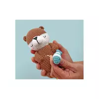 Amigurumi készlet - Zenélő tengeri vidra - 10cm