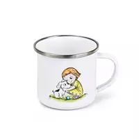 Zománcozott bögre - Pitypang és Lili - 200ml