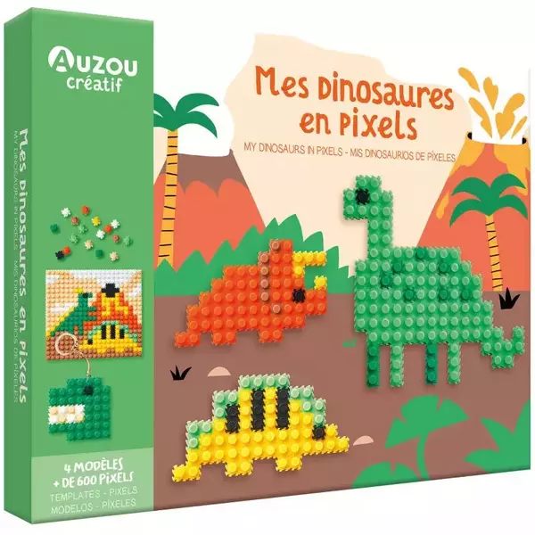 Pixel készítő készlet - Dinoszauruszok 