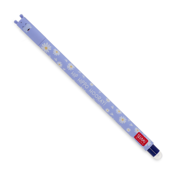 Legami - radírozható zselés toll - kék tinta - Viziló