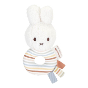 Plüss csörgő - Miffy - Vintage csíkos