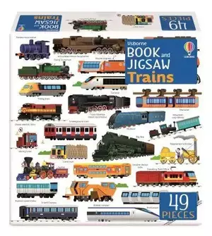 Book and Jigsaw - Trains