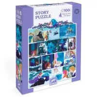 Mese puzzle - A szépség és a szörnyeteg, 100 db-os