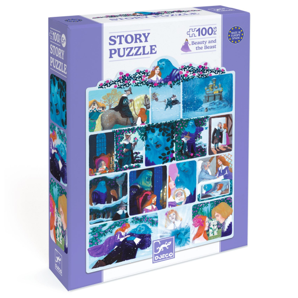 Mese puzzle - A szépség és a szörnyeteg, 100 db-os
