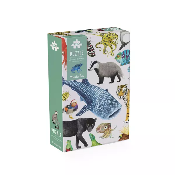 Puzzle - A világ állatai - 200db