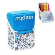 Akril filctoll készlet kiszínezhető vászon táskában - 24 szín