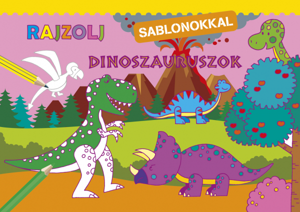Rajzolj sablonokkal - Dinoszauruszok