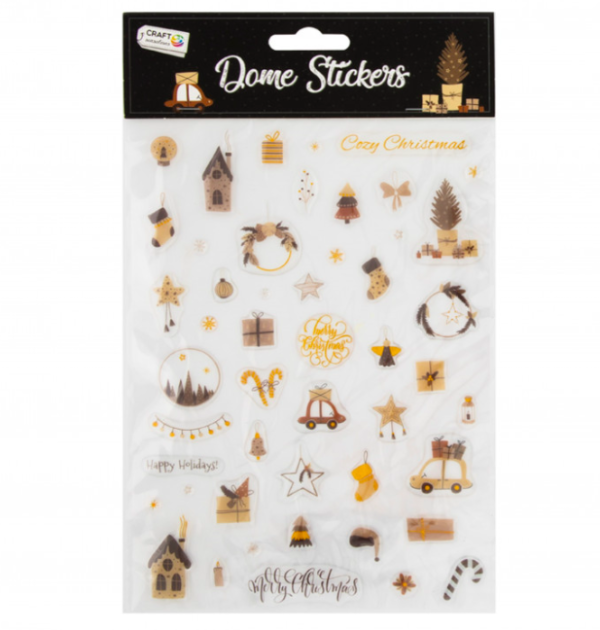 Karácsonyi matricacsomag - Barna