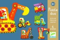 Párosító Puzzle - Járművek - Munkagépek