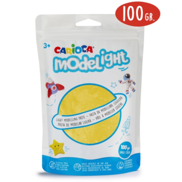 Carioca - Modelight Gyurma - 100g - Sárga